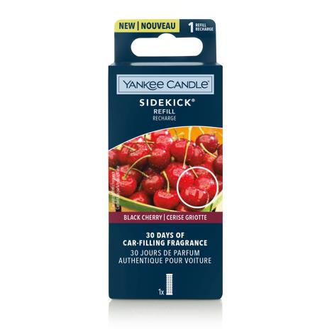 Yankee Candle Black Cherry Sidekick Car Diffuser Fragrance Refill  £3.59