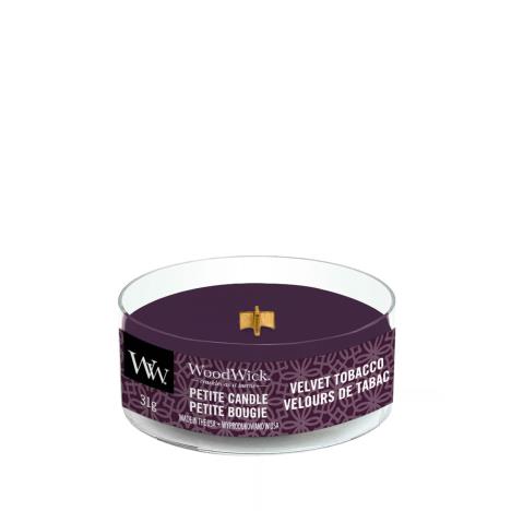 Woodwick Velvet Tobacco Petite Candle  £2.99