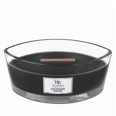 WoodWick Black Peppercorn HearthWick Ellipse Jar Candle  £20.99