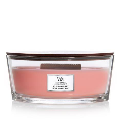 WoodWick Melon & Pink Quartz HearthWick Ellipse Jar Candle  £31.49