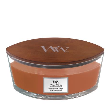 WoodWick Chilli Pepper Gelato HearthWick Ellipse Jar Candle  £20.99