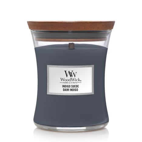 WoodWick Indigo Suede Medium Hourglass Candle  £14.99