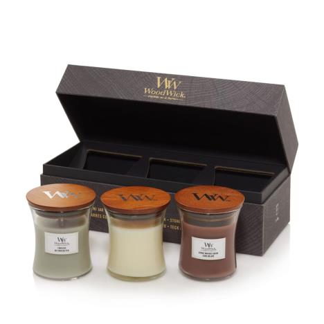 WoodWick 3 Mini Hourglass Woody Gift Set  £19.79