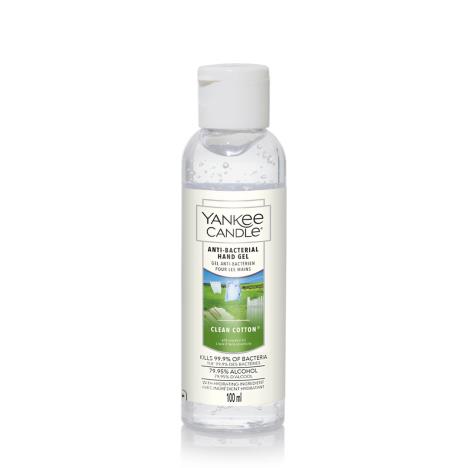 Yankee Candle Clean Cotton Anti-Bacterial Hand Sanitiser Gel 100ml  £3.59