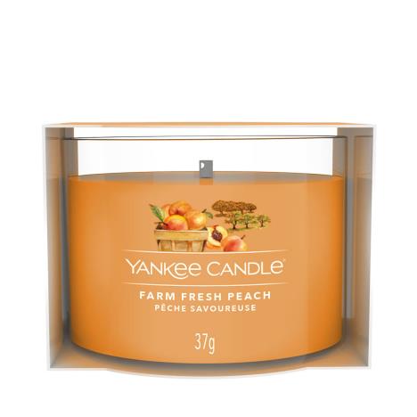 Yankee Candle Farm Fresh Peach Filled Votive Candle  £2.91