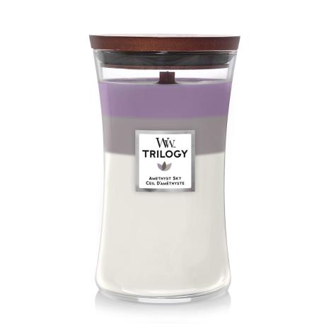 WoodWick Trilogy Amethyst Sky Large Hourglass Candle  £20.39