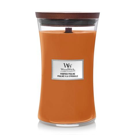 WoodWick Pumpkin Praline Large Hourglass Candle  £19.79