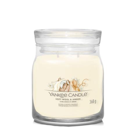 Yankee Candle Soft Wool & Amber Medium Jar  £22.49