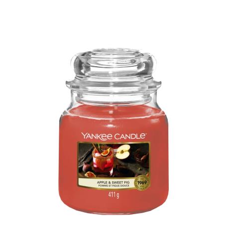 Yankee Candle Apple & Sweet Fig Medium Jar  £13.79