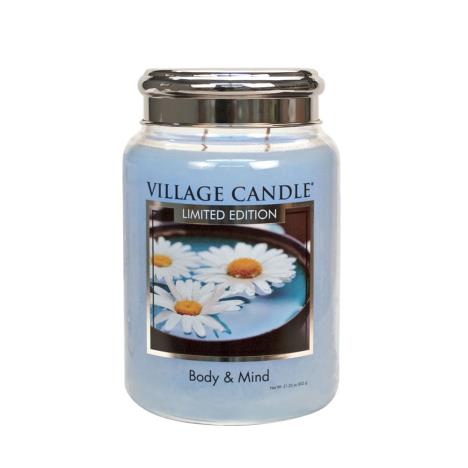 Village Candle LIMITED EDITION Body & Mind Large Jar  £17.99