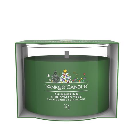 Yankee Candle Shimmering Christmas Tree Filled Votive Candle  £2.39