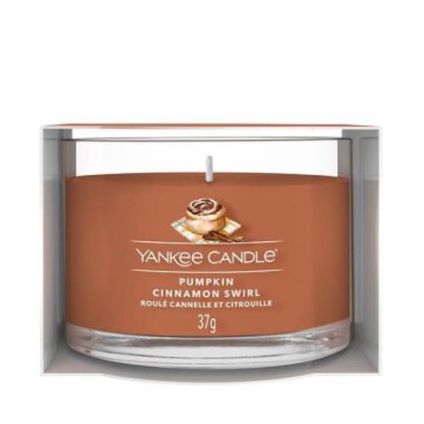 Yankee Candle Pumpkin Cinnamon Swirl Filled Votive Candle  £3.59