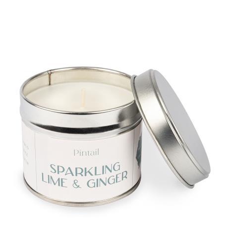 Pintail Candles Sparkling Lime & Ginger Tin Candle  £9.89