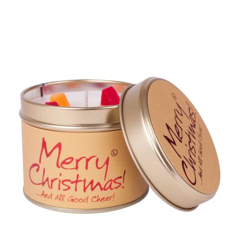 Lily-Flame Merry Christmas Tin Candle  £9.89