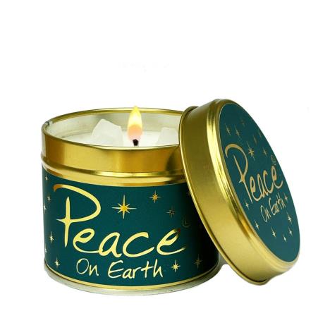 Lily-Flame Peace On Earth Tin Candle  £9.86