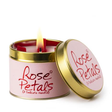 Lily-Flame Rose Petals Tin Candle  £9.89