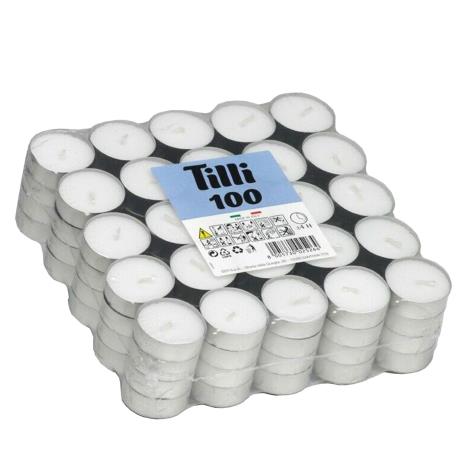 Tilli Unscented Tealights (Pack of 100)  £6.79