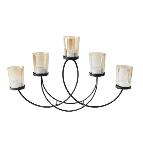 Black Iron 5 Tea Light Holder  £10.79