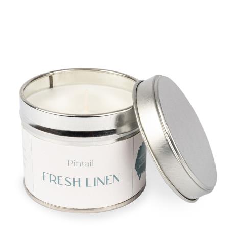 Pintail Candles Fresh Linen Tin Candle  £9.89