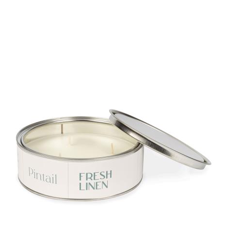 Pintail Candles Fresh Linen Triple Wick Tin Candle  £15.29