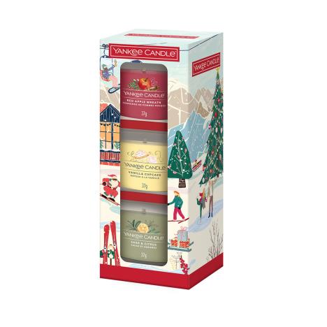 Yankee Candle 3 Filled Votive Candle Holiday Party Gift Set  £10.79