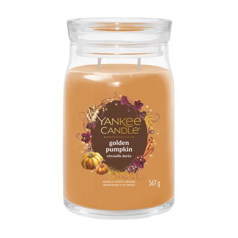 Yankee Candle Golden Pumpkin Large Jar  £26.99