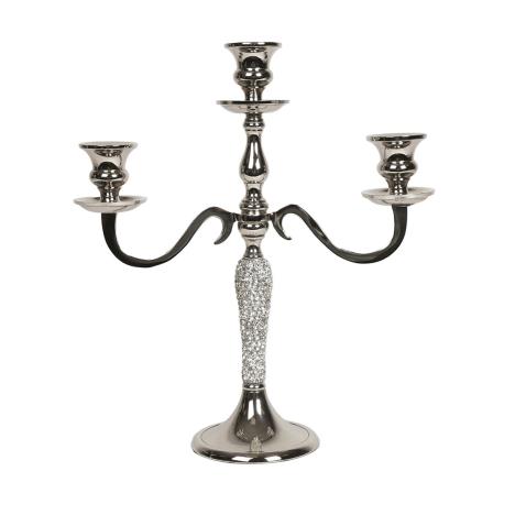 Straits Silver & Jewel Candelabra Dinner Candle Holder  £40.04