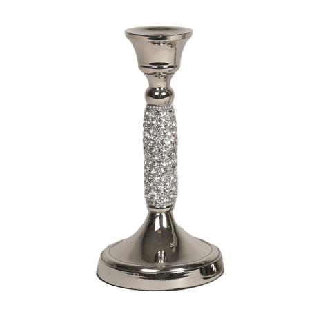 Straits Silver & Jewel Tapered Dinner Candle Holder  £14.39