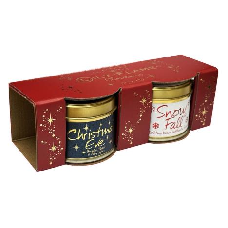 Lily-Flame Christmas 2 Mini Tin Candle Gift Set  £12.59