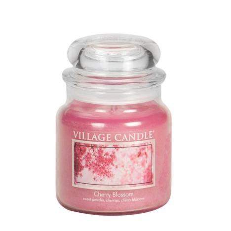 Village Candle Cherry Blossom Medium Jar  £16.19