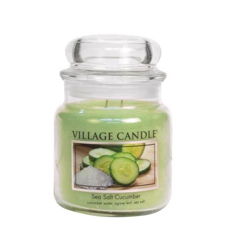 Village Candle Sea Salt Cucumber Medium Jar  £16.19