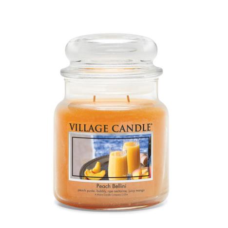 Village Candle Peach Bellini Medium Jar  £16.19