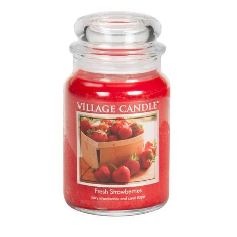 Village Candle Fresh Strawberries Large Jar  £14.95