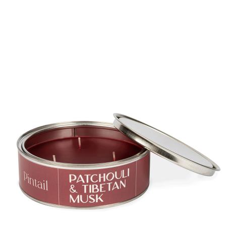 Pintail Candles Patchouli & Tibetan Musk Triple Wick Tin Candle  £15.29