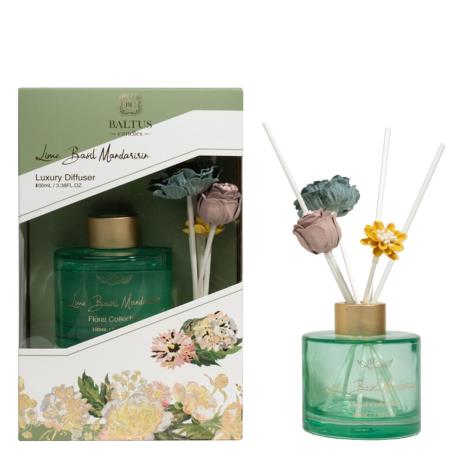 Baltus Lime Basil & Mandarin Faux Flowers Reed Diffuser - 100ml  £10.79