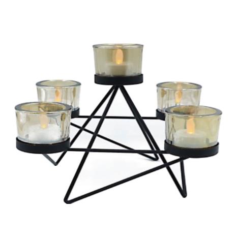 Black Iron 5 Tea Light Holder  £15.29