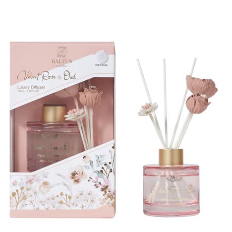 Baltus Velvet Rose & Oud Faux Flowers Reed Diffuser - 100ml  £10.79