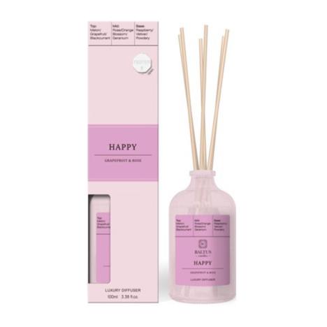 Baltus Happy Grapefruit & Rose Apothecary Reed Diffuser - 100ml  £4.49