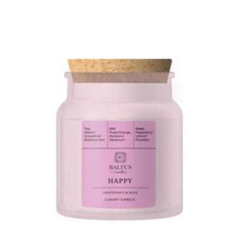 Baltus Happy Grapefruit & Rose Apothecary Candle  £3.59