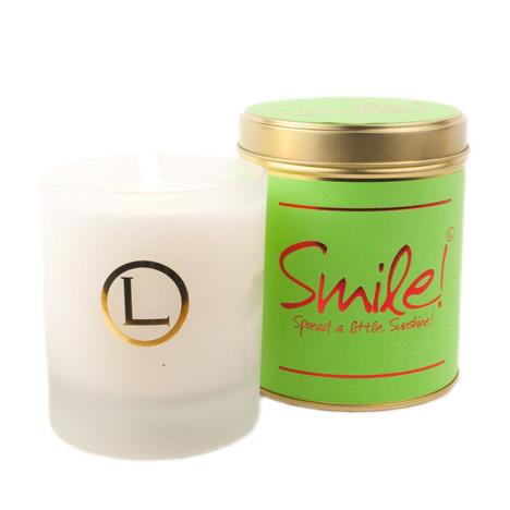 Lily-Flame Smile! Glassware Tin Candle  £10.79