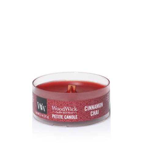 Woodwick Cinnamon Chai Petite Candle  £2.99