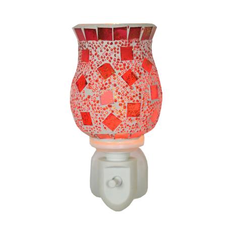 Cello Pink Mosaic Plug In Wax Melt Warmer  £14.39