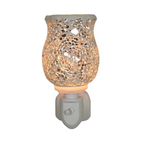 Cello Shining Silver Plug In Wax Melt Warmer  £14.39