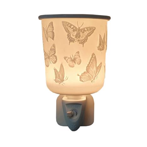 Cello Butterfly Porcelain Plug In Wax Melt Warmer  £14.39