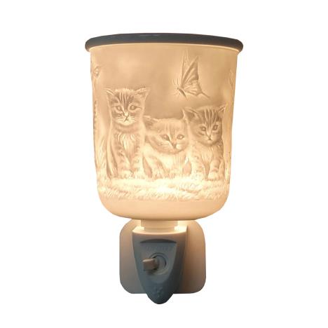 Cello Kitten Porcelain Plug In Wax Melt Warmer  £14.39