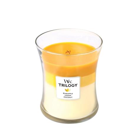 WoodWick Trilogy Fruits Of Summer Medium Hourglass Candle  £15.59