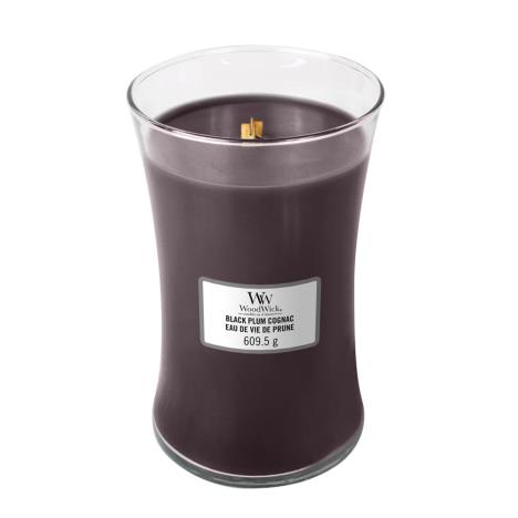 WoodWick Black Plum Cognac Large Hourglass Candle  £24.29