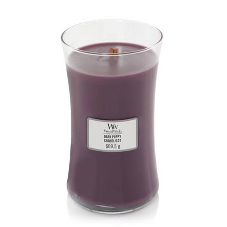 WoodWick Dark Poppy Large Hourglass Candle  £24.29