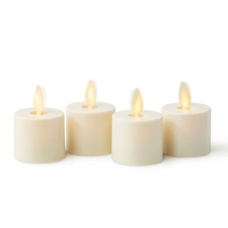 Luminara Ivory LED Tealights (Pack of 4)  £53.99