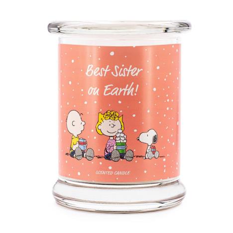 Peanuts "Best Sister On Earth" Fresh Cotton Medium Jar Candle  £13.49